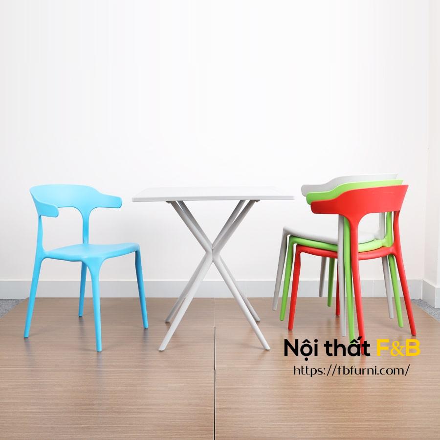 Bộ Bàn Vuông 4 Ghế STB19