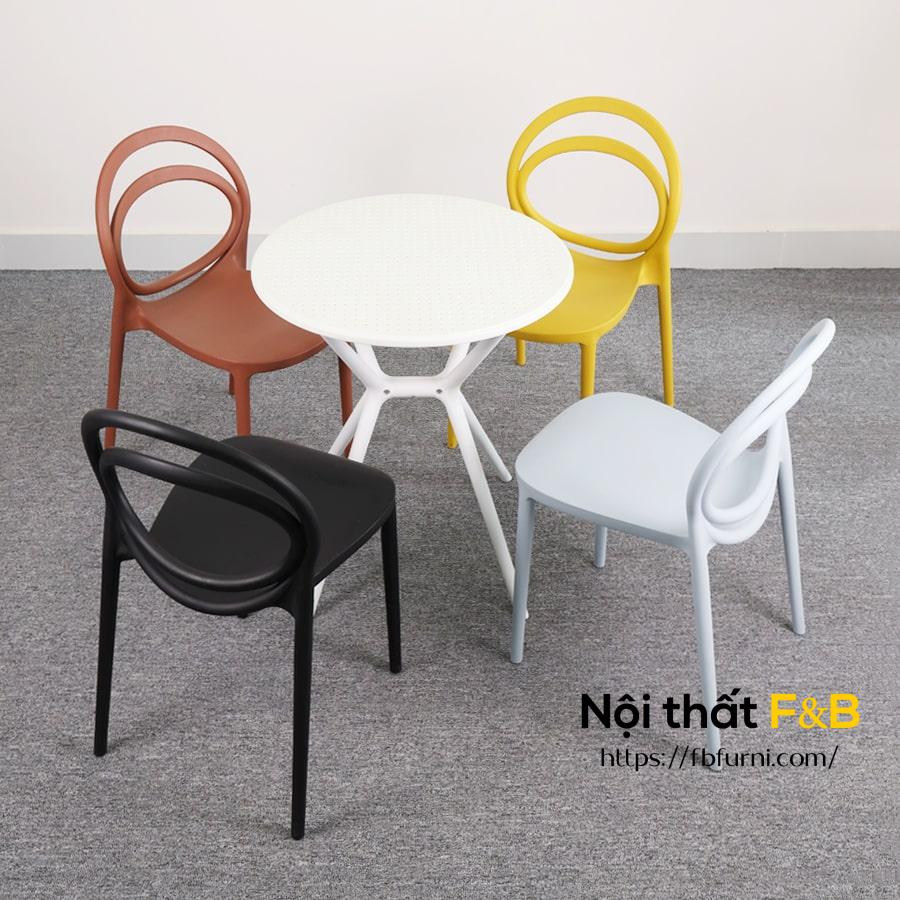 Bộ Bàn Tròn 4 Ghế STB27
