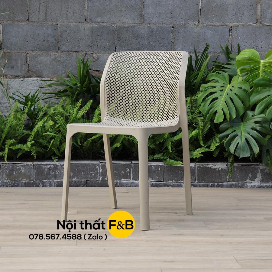Ghế Cafe Nhựa Đúc Thanh Lý